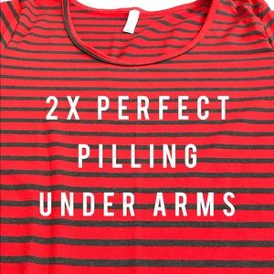 2x lularoe perfect tee